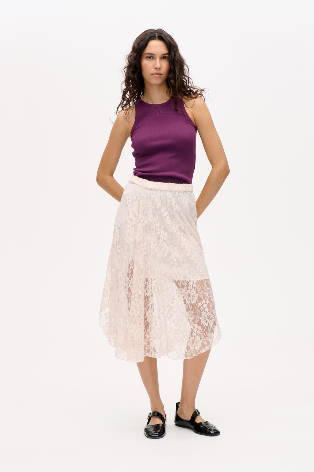 Selmo nederdel - White Sand